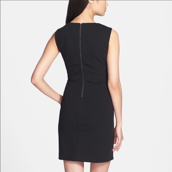 DVF Lambskin Leather and Spandex Sleeveless A-Line Dress w/ Sexy Goth Vibes - Picture 2 of 14